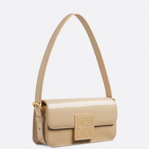 کیف زنانه دیور مدل Miss Dior بژ گلاسه