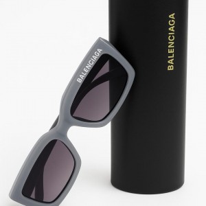 عینک آفتابی زنانه Balenciaga - مدل مشکی/طوسی مات