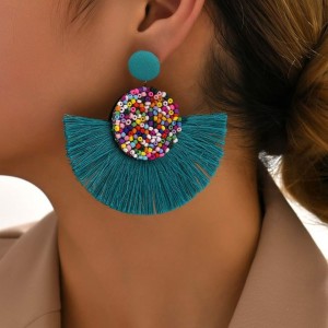 گوشواره shein آبی