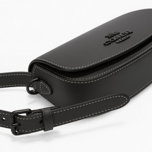 کیف زنانه چرمی Coach مدل Saddle