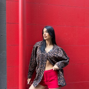 شومیز پلنگی JEBER جبر ترک