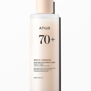 تونر شیری برنج آنوآ – Anua Rice 70+ Glow Milky Toner (250ml)