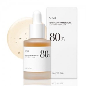 آمپول آبرسان و تسکیندهنده آنوآ مدل Heartleaf 80 Moisture | Anua Heartleaf 80% Soothing Ampoule