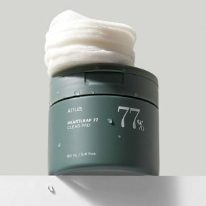 پد پاک‌کننده و تسکین‌دهنده آنوآ مدل هارت‌لیف ۷۷٪ | Anua Heartleaf 77 Clear Pad 160ml