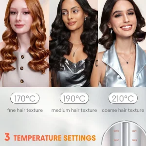 ستگاه کرلی اتوماتیک چرخشی مو شیگلم مدل It Curl One Touch سایز ۳۲ میلی‌متر