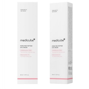 سرم دور چشم سالمون DNA و پپتید صورتی مدی‌کیوب Medicube Salmon DNA PDRN Pink Peptide Eye Serum