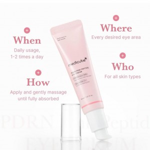 سرم دور چشم سالمون DNA و پپتید صورتی مدی‌کیوب Medicube Salmon DNA PDRN Pink Peptide Eye Serum