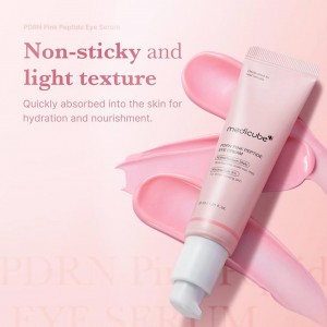 سرم دور چشم سالمون DNA و پپتید صورتی مدی‌کیوب Medicube Salmon DNA PDRN Pink Peptide Eye Serum
