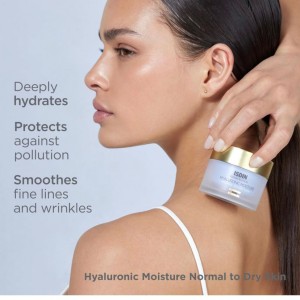 کرم آبرسان مخصوص پوست نرمال تا خشک ایزدین ISDIN Hyaluronic Moisture