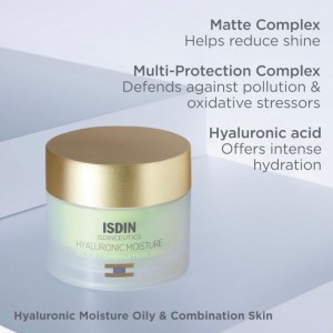 ایزدین پوست مختلط و چرب، isdin hyaluronic moisture sensitive، کرم آبرسان ایزدین حساس، مرطوب‌کننده پوست تحریک‌پذیر، آبرسان ضد قرمزی، کرم بدون عطر ایزدین، آبرسان برای پوست ملتهب، آبرسان مخصوص پوست بسیار حساس، isdin مخصوص پوست چرب و مختلط