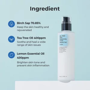 لوسیون مرطوب‌کننده فوق‌سبک و فاقد چربی COSRX (COSRX Oil‑Free Ultra Moisturizing Lotion with Birch Sap)