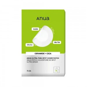 پچ ضد جوش آنوا مدل Ultra-Thin Ceramide + Cica Spot Cover Patch (۷۵ عدد)