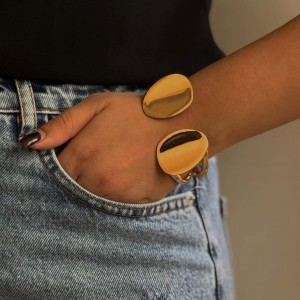 بنگل زنانه مدل Aurora Polished