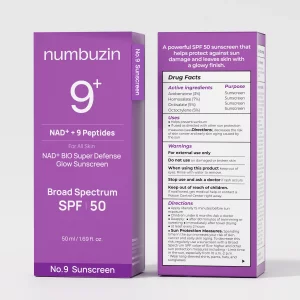 ضد آفتاب نامبوزین | Numbuzin No.9 NAD⁺ BIO Super Defense Glow Sunscreen