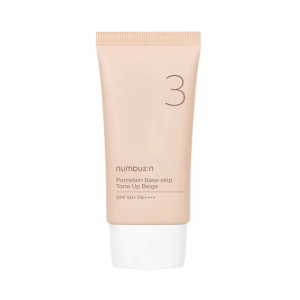 ضد آفتاب شماره ۳ نامبوزین | Numbuzin No.3 Porcelain Base-Skip Tone Up Beige