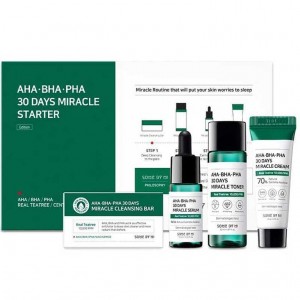 Some By Mi Tea Tree 4-Piece Kit — کیت مراقبت پوستی چای درختی (چهار عددی)
