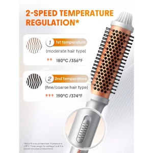 Shiglam Heated Curling Brush – برس پیچ حرارتی شیگلم