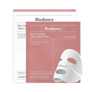 ماسک هیدروژل عمیق واقعی بایو کلاژن بایودنس (Biodance Bio-Collagen Real Deep Mask)