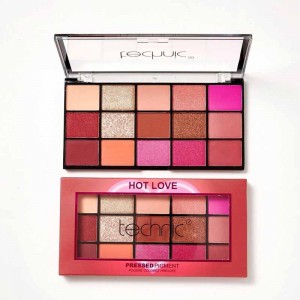 پالت سایه چشم ۱۵ رنگ تکنیک مدل Hot Love Eyeshadow Palette