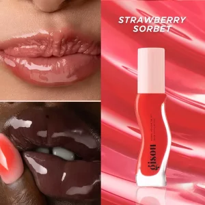لیپ‌اویل گیسو Honey Infused Lip Oil – Strawberry Sorbet