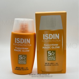کرم ضد آفتاب ایزدین مدل مجیک گلو (ISDIN Fusion Water Magic Glow SPF 3)