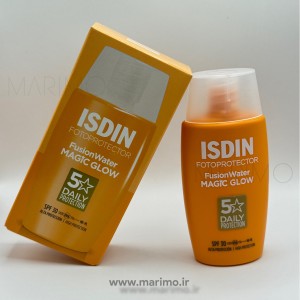 کرم ضد آفتاب ایزدین مدل مجیک گلو (ISDIN Fusion Water Magic Glow SPF 3)