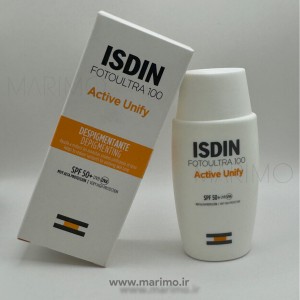 ضد آفتاب ایزدین مدل اکتیو یونیفای – ISDIN Fotoprotector Fusion Fluid Active Unify SPF 50+