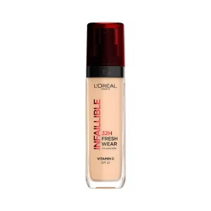کرم پودر لورآل مدل Infallible 24H Fresh Wear Foundation رنگ 220 Natural Beige