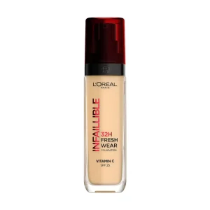 کرم پودر لورآل مدل Infallible 24H Fresh Wear Foundation رنگ 130 Light Beige