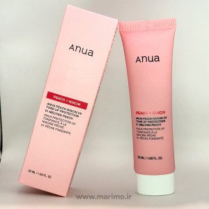 ضد آفتاب هلو ANUA – روشن‌کننده و جوانساز پوست ANUA Peach Glow Sunscreen – Brightening & Anti-Aging, SPF50+