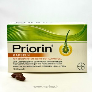 مکمل تقویتی مو پریورین بسته‌ای (Priorin Hair Growth Capsules – 120 Tablets)