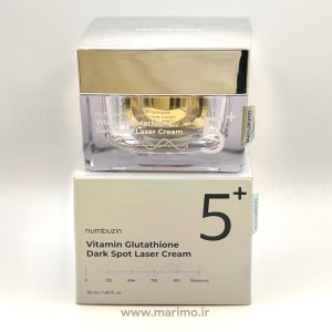 کرم ضدلک ویتامین گلوتاتیون لیزر نامبوزین No.5 (numbuzin No.5 Vitamin Glutathione Laser Cream – 50ml)