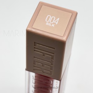 لیپ گلاس-برق لب مایع براق لیفتر گلاس میبلین مدل Silk 004 – Maybelline Lifter Gloss Silk 004