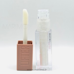 لیپ گلاس- برق لب میبلین لیفتر گلاس شماره 001 | Maybelline Lifter Gloss Pearl