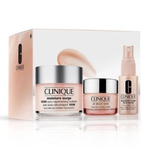 ست ۳ تکه آبرسان کلینیک Moisture Surge (کرم 100H + دور چشم + فیس میست)