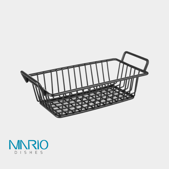 سبد سرو سخاری مستطیل دو دسته 13*25