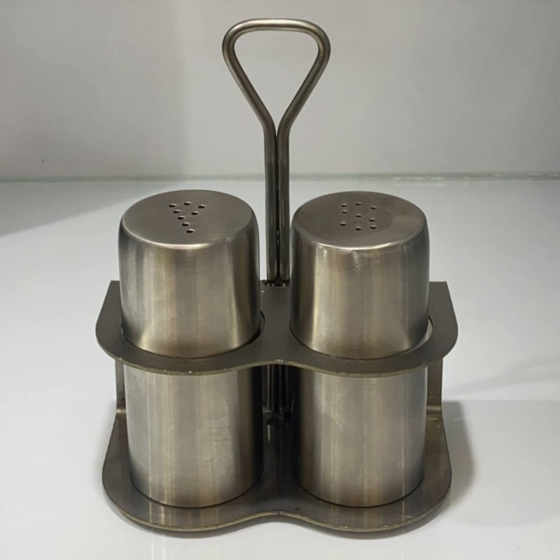 ست نمک فلفل با استند تمام  استیل