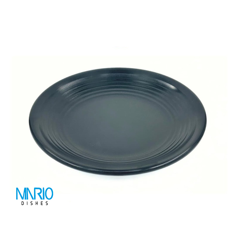 بشقاب لاین ملامین 36 سانت مشکی