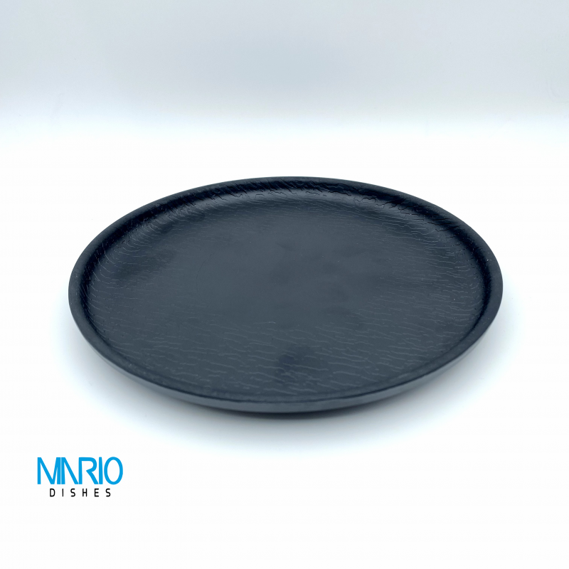 پیش دستی  21 سانتی متر ملامین مشکی 2008