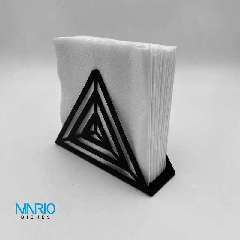 جا دستمال مثلث فلزی