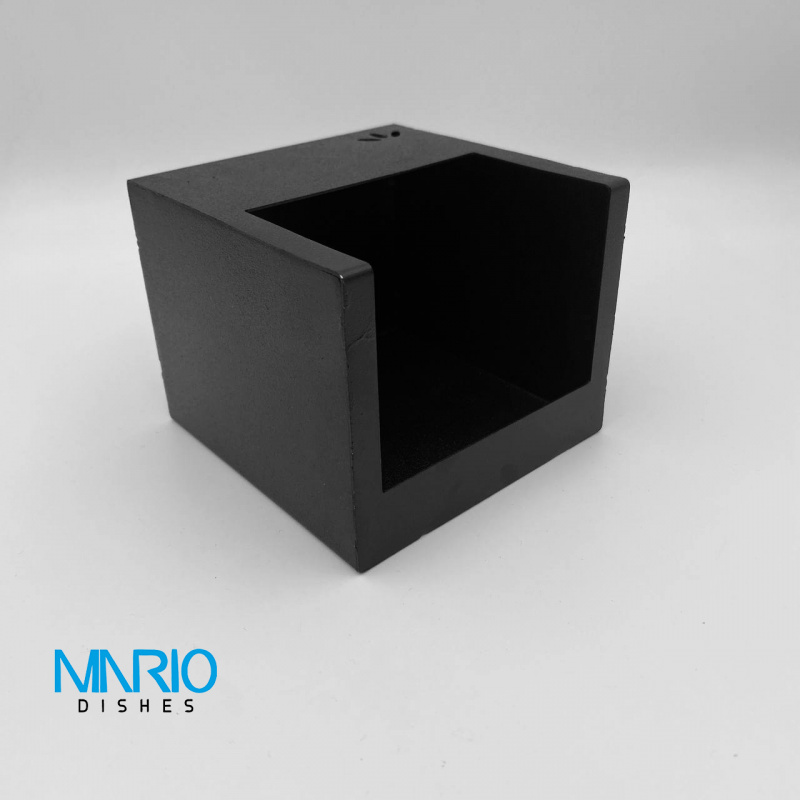 جا دستمال مکعبی فلزی