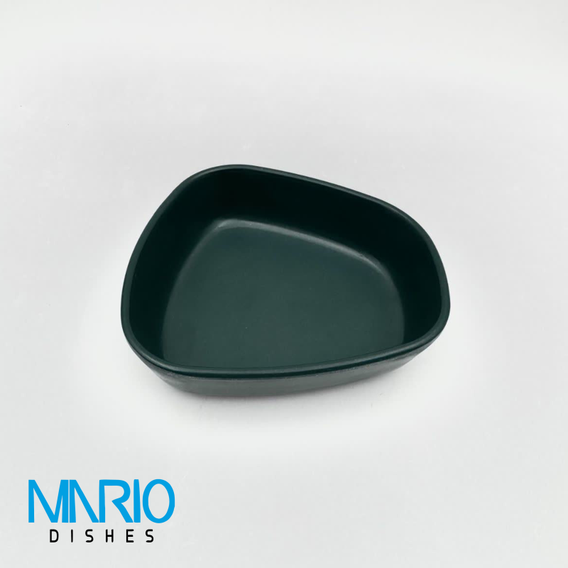 کاسه منحنی سبز ملامین P03