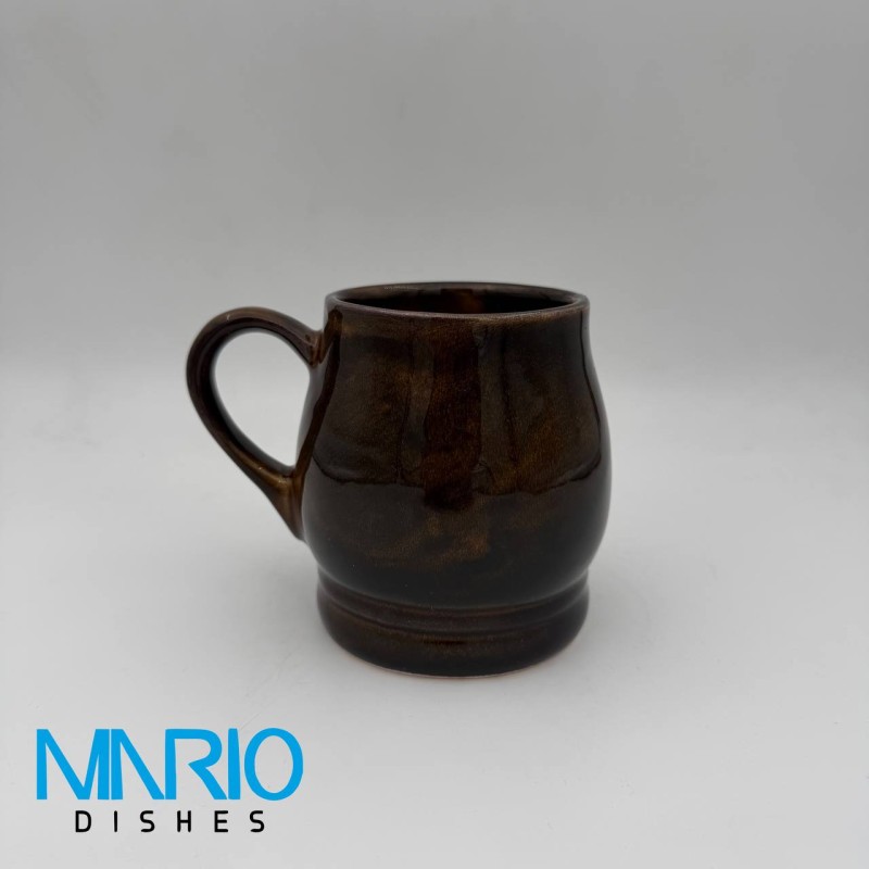 ماگ سرامیک طرح کوزه قهوه ای ماریو