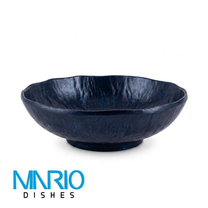 کاسه ملامین سرمه ای 30 کد  f22