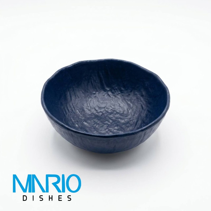 کاسه ملامین سرمه ای 18 کد f77