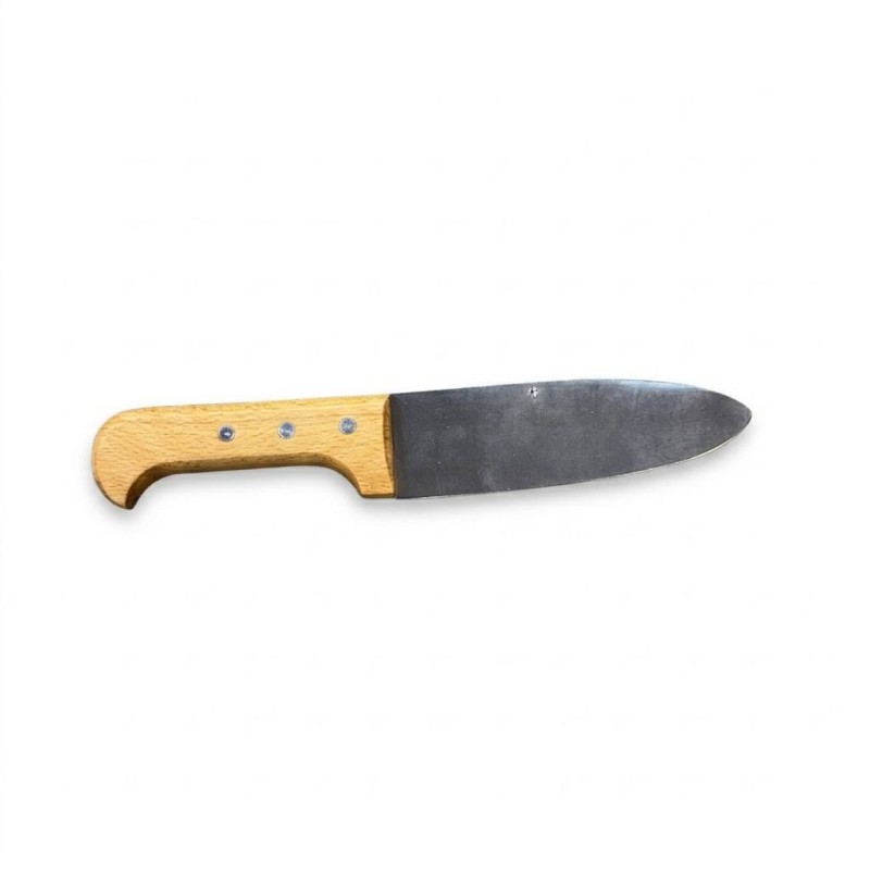 چاقو سراشپزدسته چوبی تیغه فولاد 14.5 سانت(کد ws10)