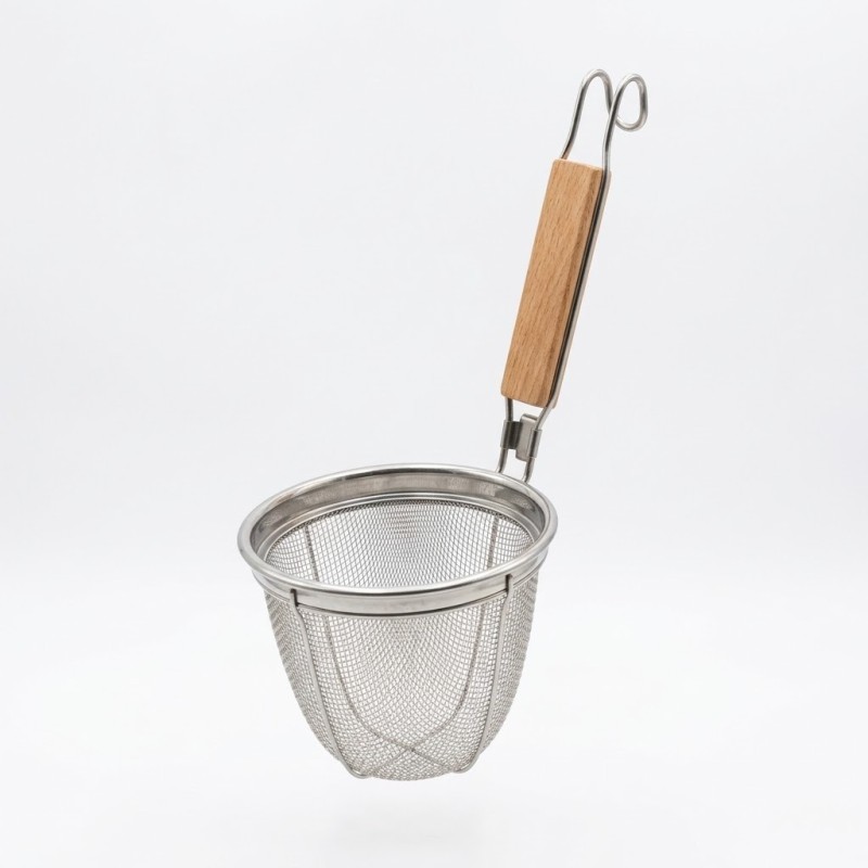 صافی استیل دسته چوبی خارجی( کد 00559)