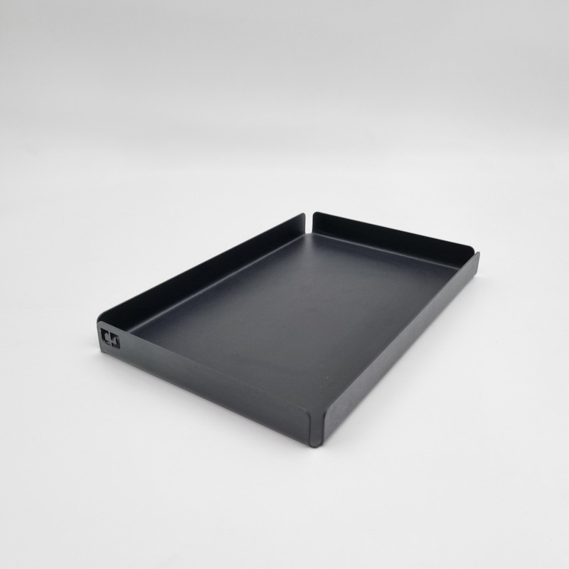 سینی سرو فلزی مستطیل لبه دار