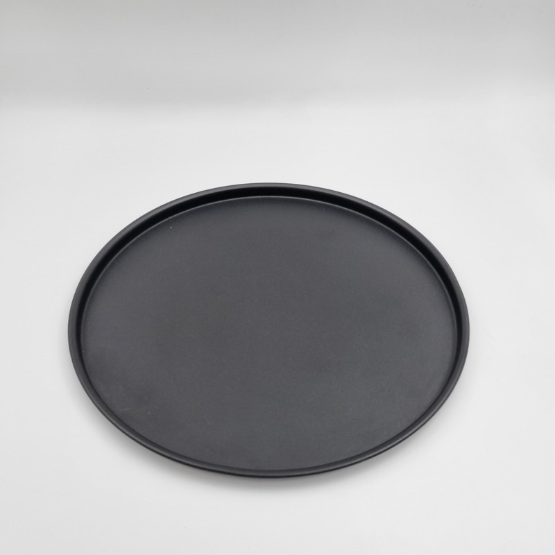 بشقاب فلزی لبه دار 30 سانت