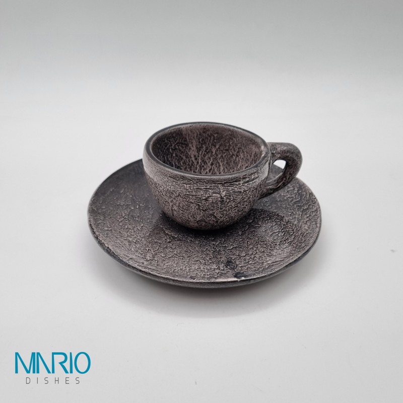 ست فنجان و نعلبکی ۱۲ پارچه اسپرسو شپو مشکی